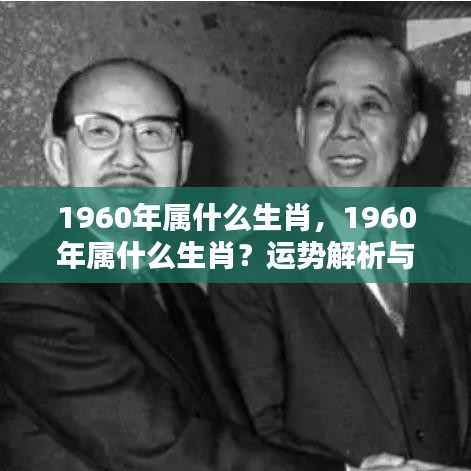 揭秘1960年属相运势与个性特点，生肖解析深度解读