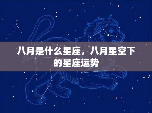 八月星座运势解析，星空下的你运势如何？