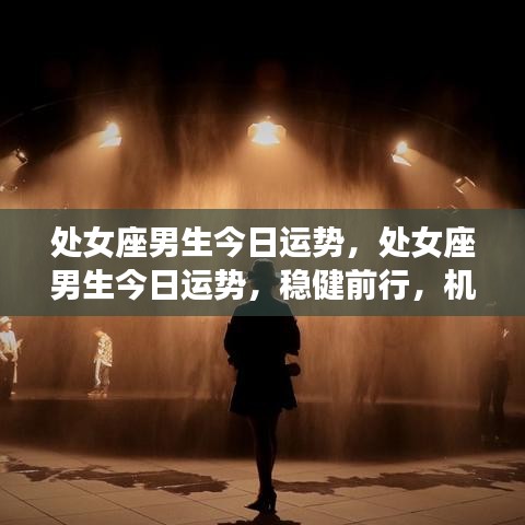 处女座男生今日运势，稳健前行，机遇与挑战并存