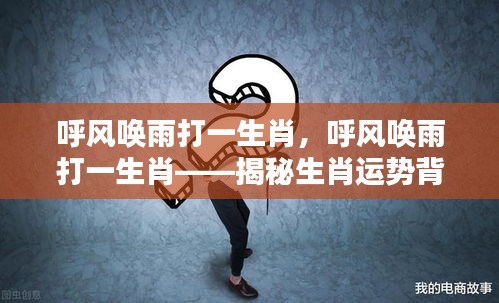 揭秘生肖运势背后的秘密力量，呼风唤雨打一生肖！
